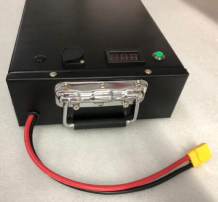 72V 30AH Ultra Light Rectangle Battery Pack for 5000 Watt High Speed E-bike Motor
