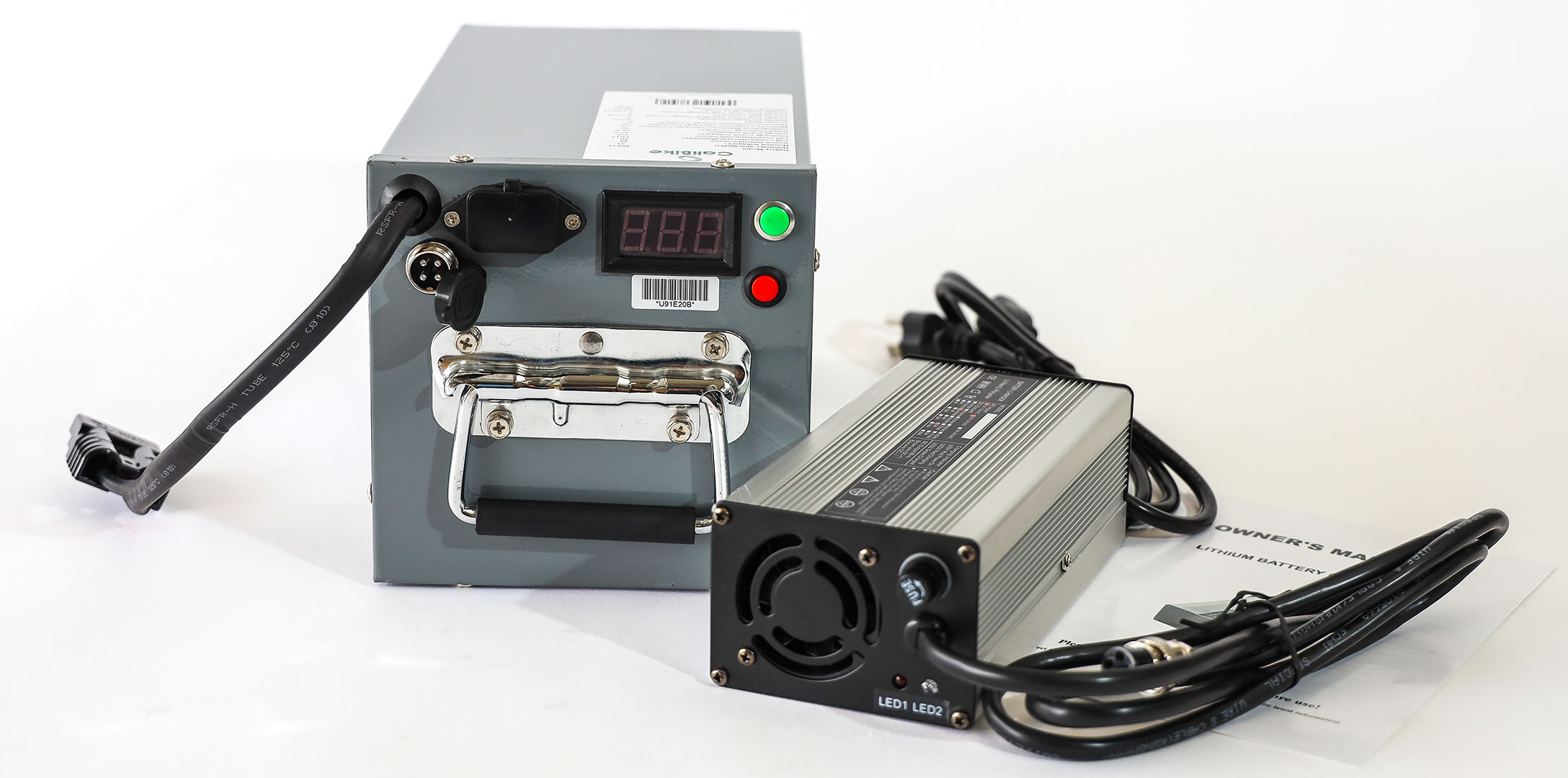 48V 40AH Lithium-Ion E-Bike Rechargeable Battery with Fast Charger and 1-Year USA Warranty